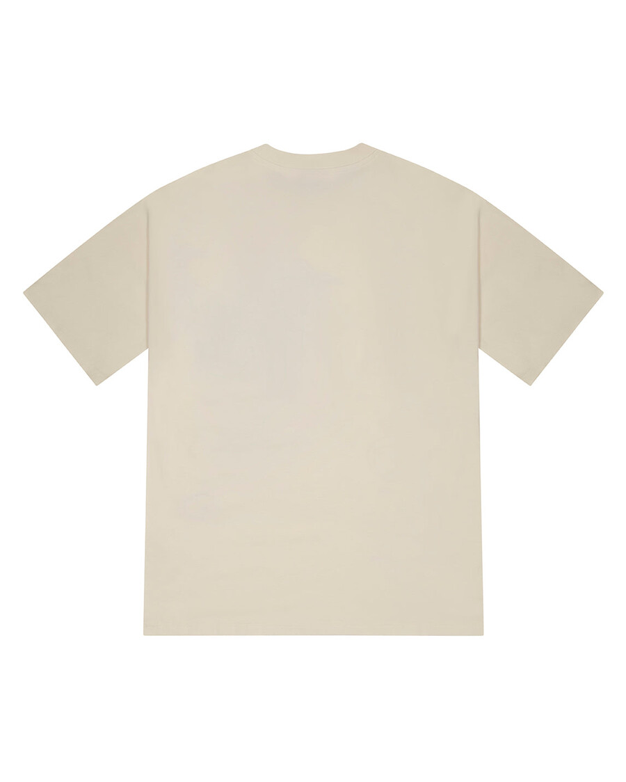 t-shirt trapstar x ed hardy hell cat - naturel