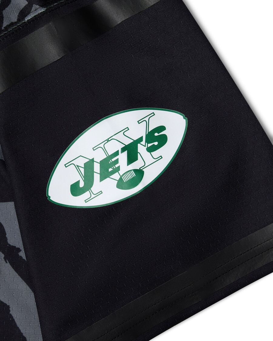 maillot trapstar x nfl jets legacy - 60e anniversaire - noir