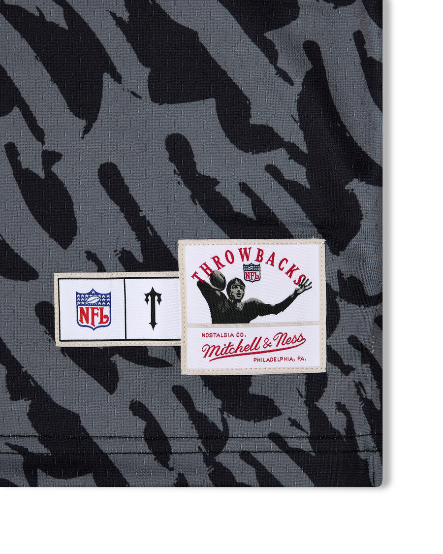 maillot trapstar x nfl jets legacy - 60e anniversaire - noir