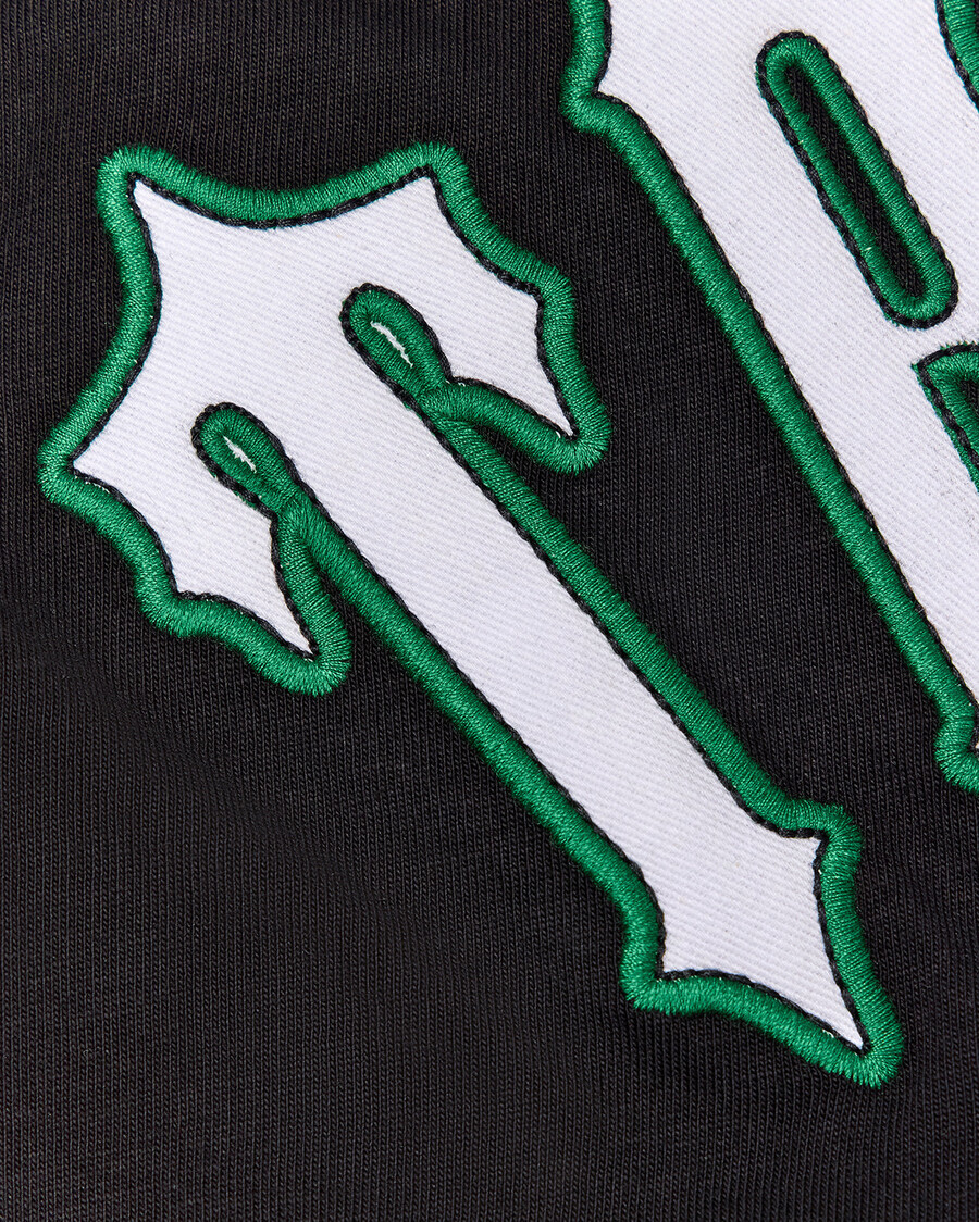 t-shirt trapstar x nfl jets irongate logo - noir