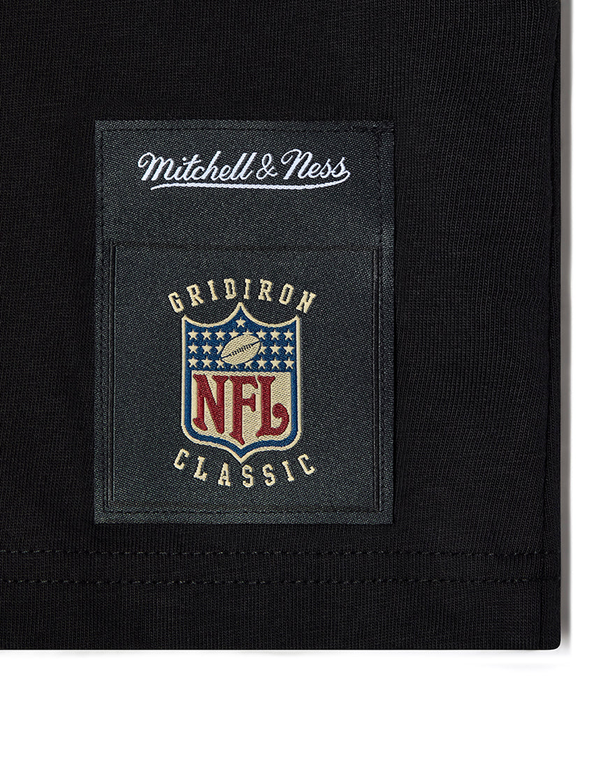 t-shirt trapstar x nfl jets irongate logo - noir