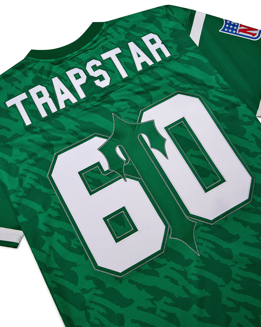 maillot legacy trapstar x nfl jets - 60e anniversaire - vert