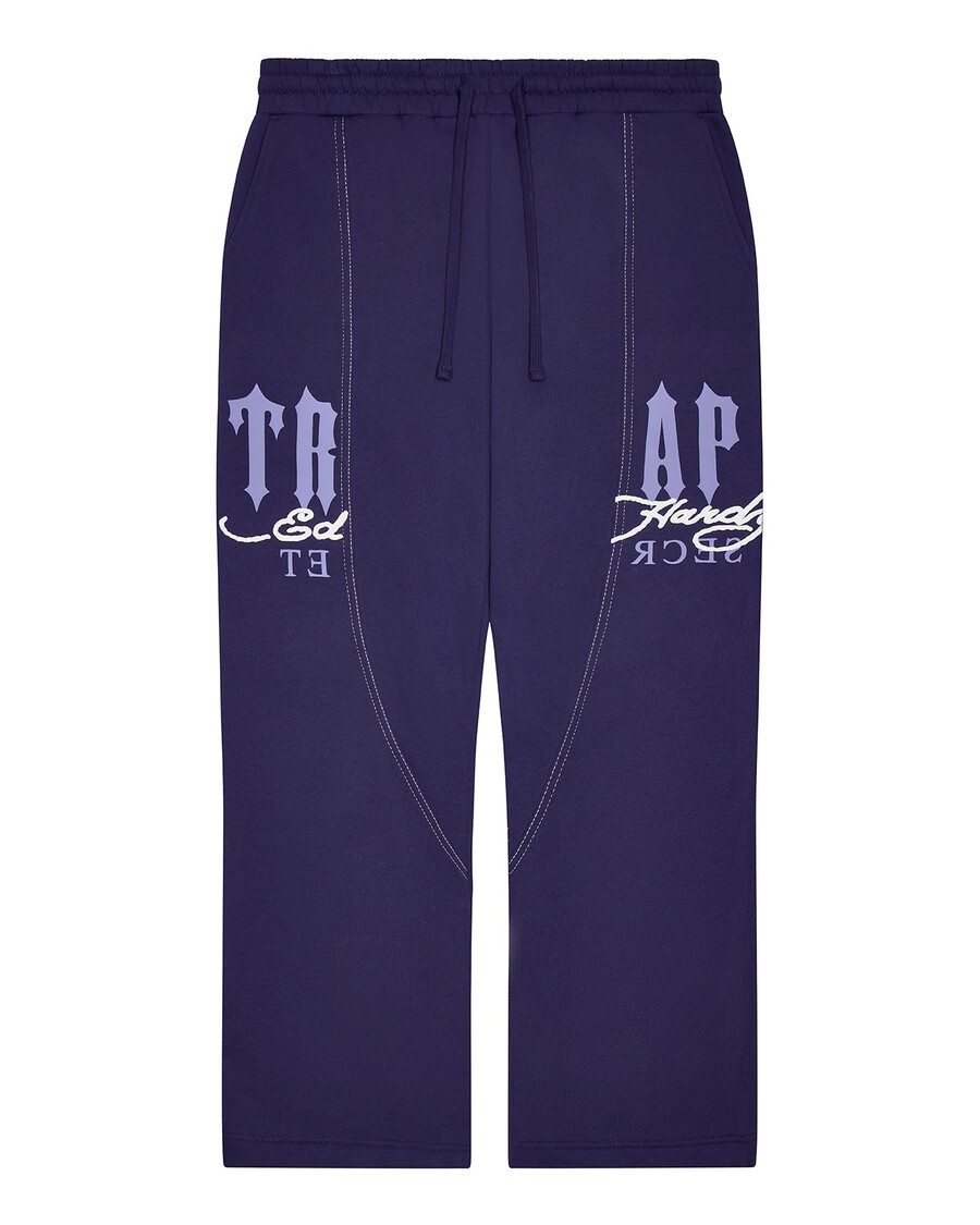 pantalon de jogging trapstar x ed hardy dbd - bleu marine