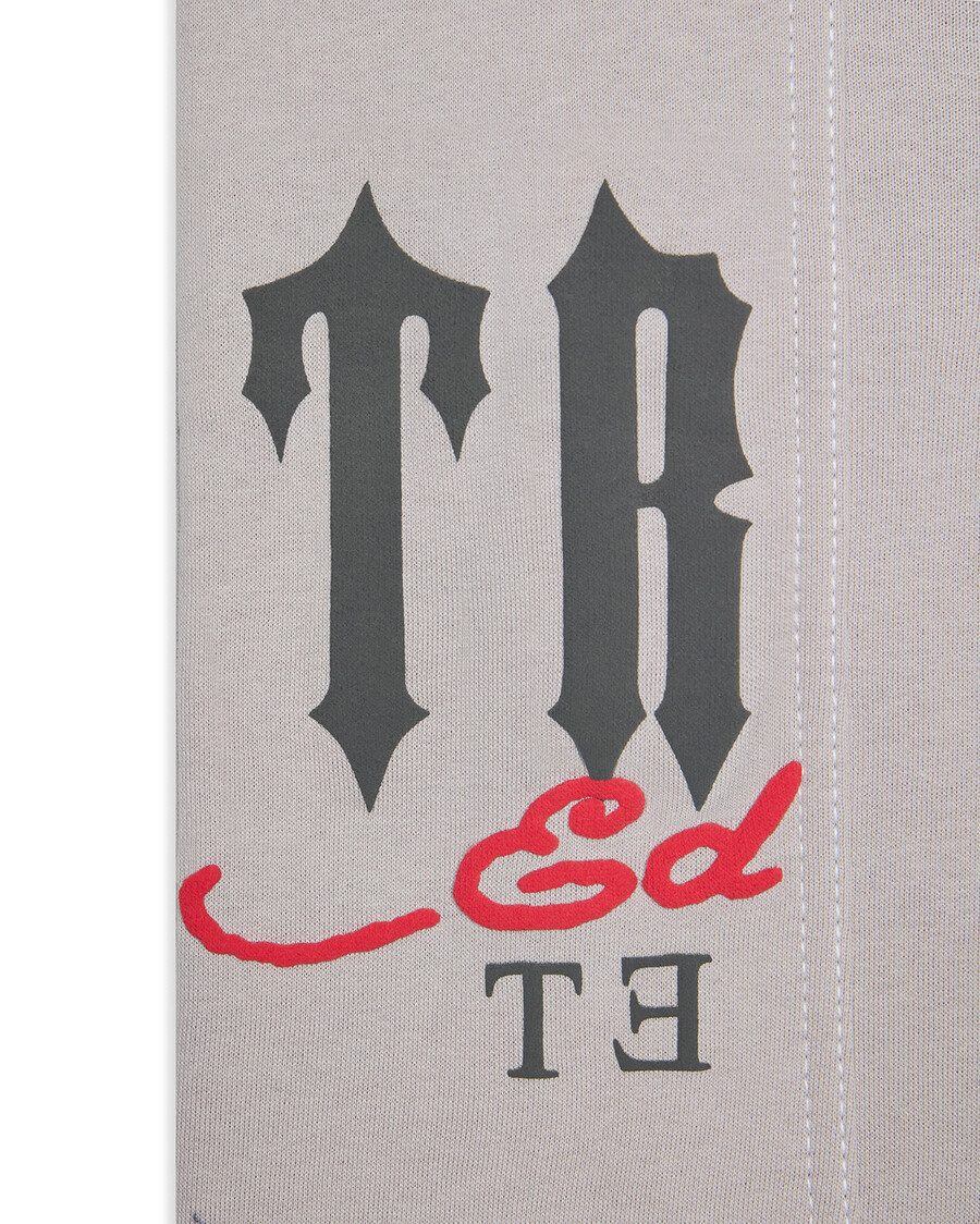 pantalon de jogging trapstar x ed hardy dbd - gris
