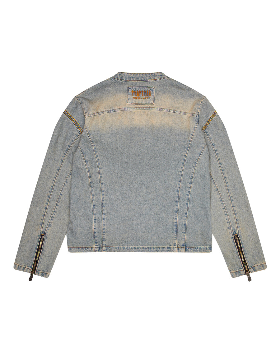 veste de motocross en denim irongate - bleu sable*