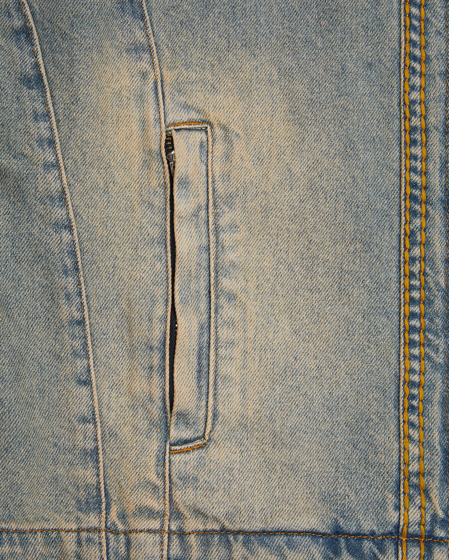 veste de motocross en denim irongate - bleu sable*