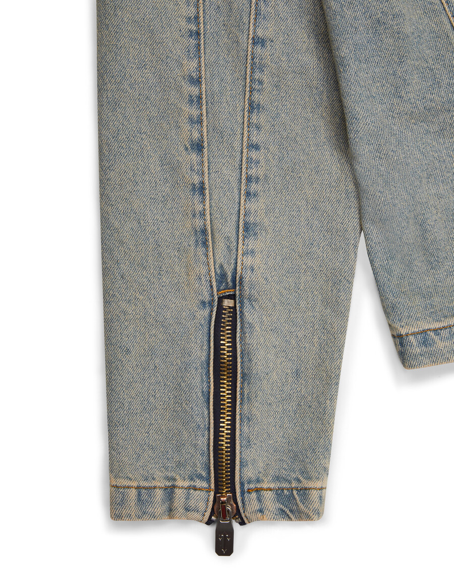 veste de motocross en denim irongate - bleu sable*