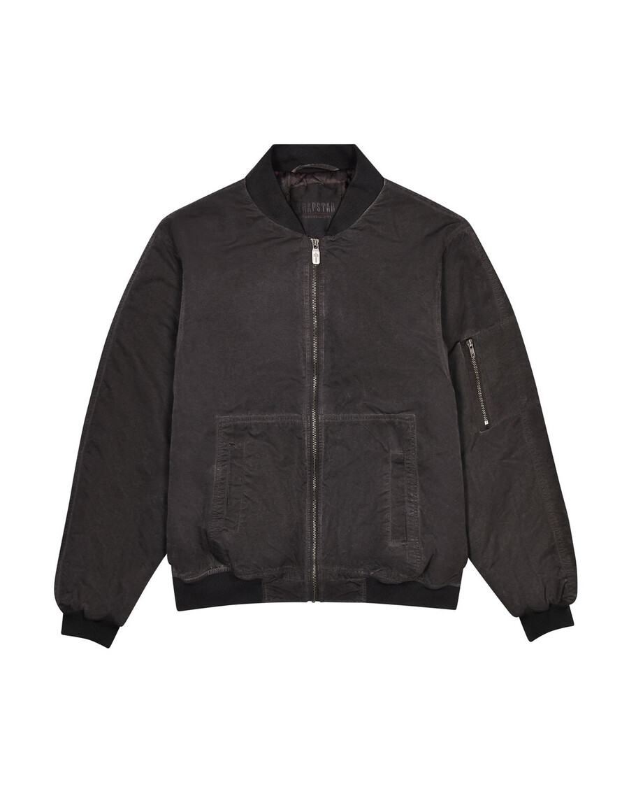 bomber trapstar x ed hardy - noir