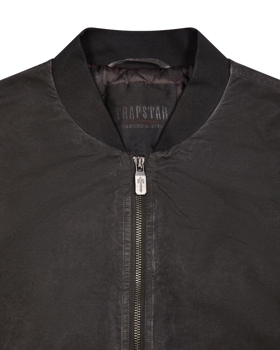 bomber trapstar x ed hardy - noir